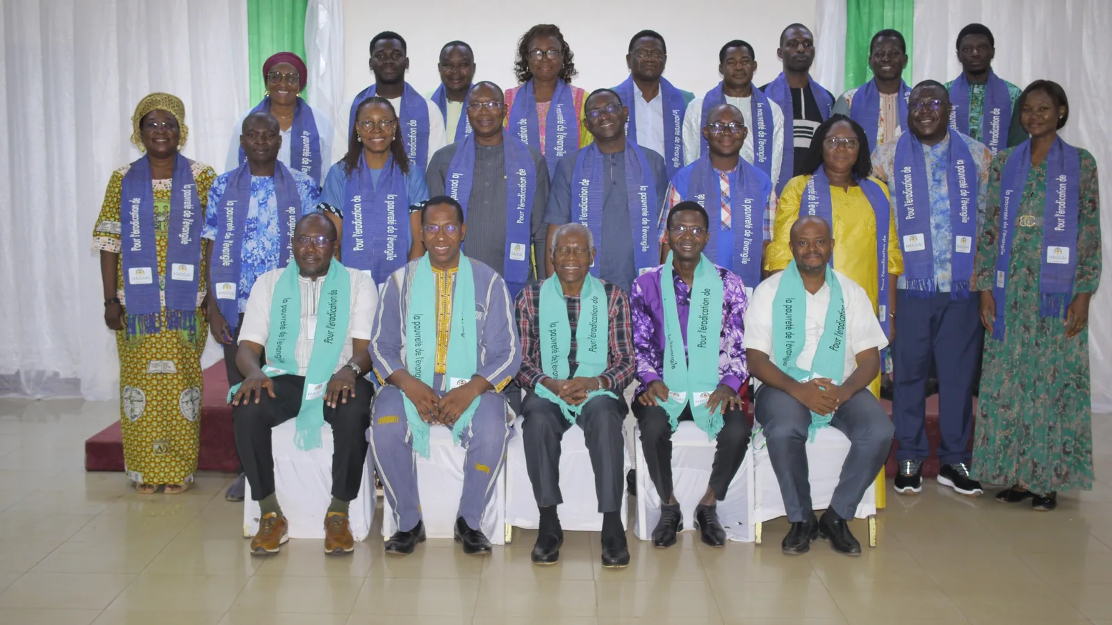 Participants et anciens du réseau Haggai Burkina Faso réunis à l’issue d’un séminaire de leaders en juillet 2026.